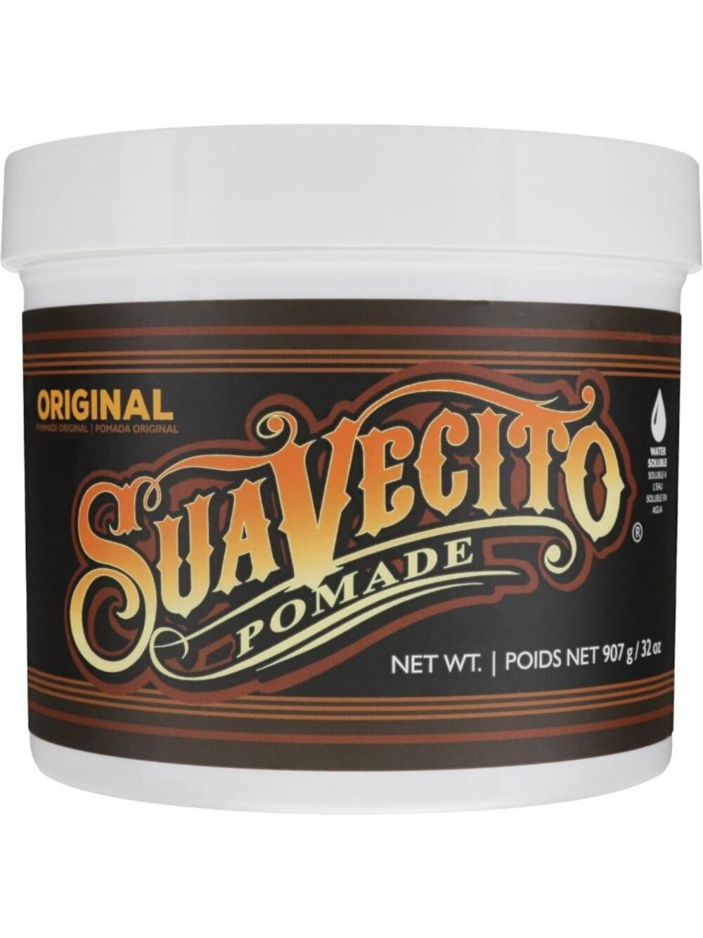 Suavecito Original Hold Pomade 32 oz, 1 Pack - Medium Hold Hair Pomade For Men